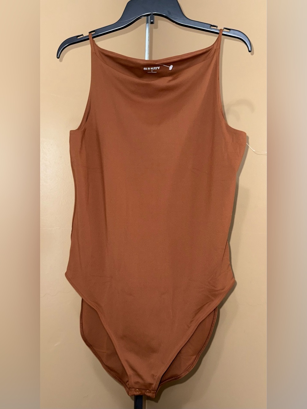 NEW Old Navy Women’s Rust Orange Sleeveless Bodysuit. Size XL.